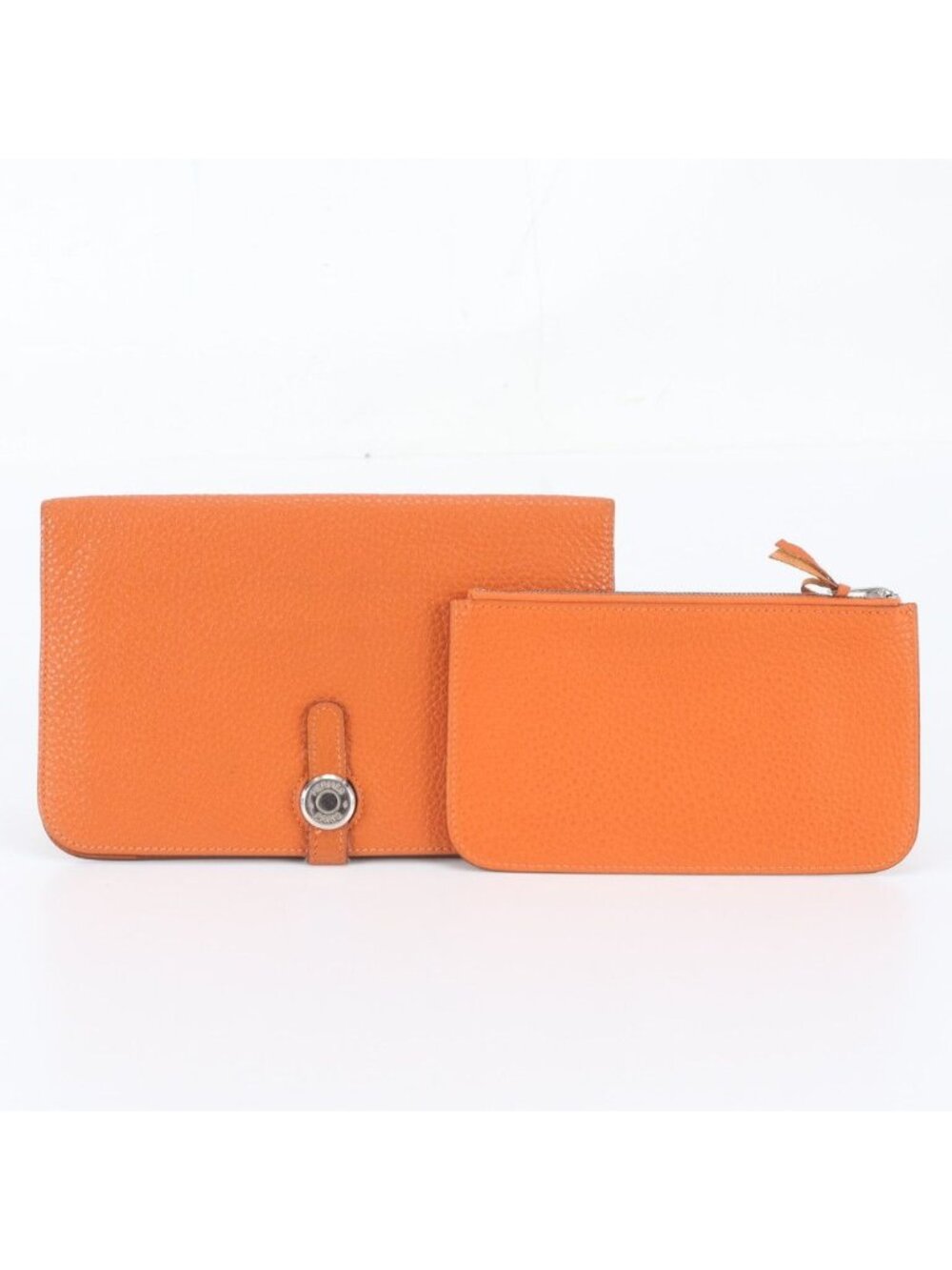 Hermes Dogon Duo GM Leather Wallet Coin Purse